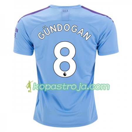 Billiga Fotbollströjor Manchester City Gundogan 8 Hemma tröja 2019/20 Kortärmad